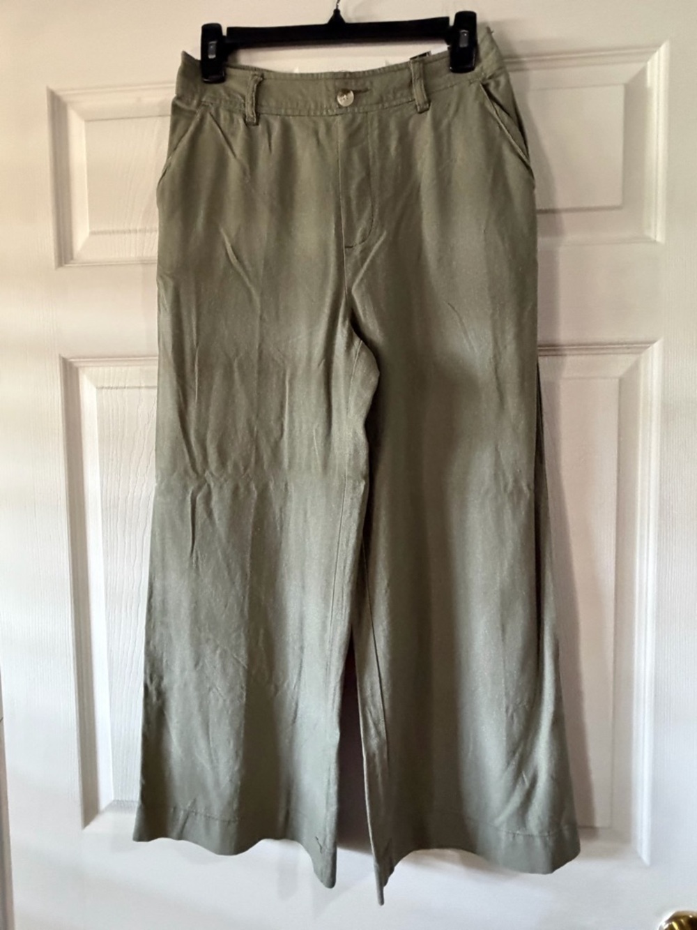Rewash Olive Green Wide Leg Pants